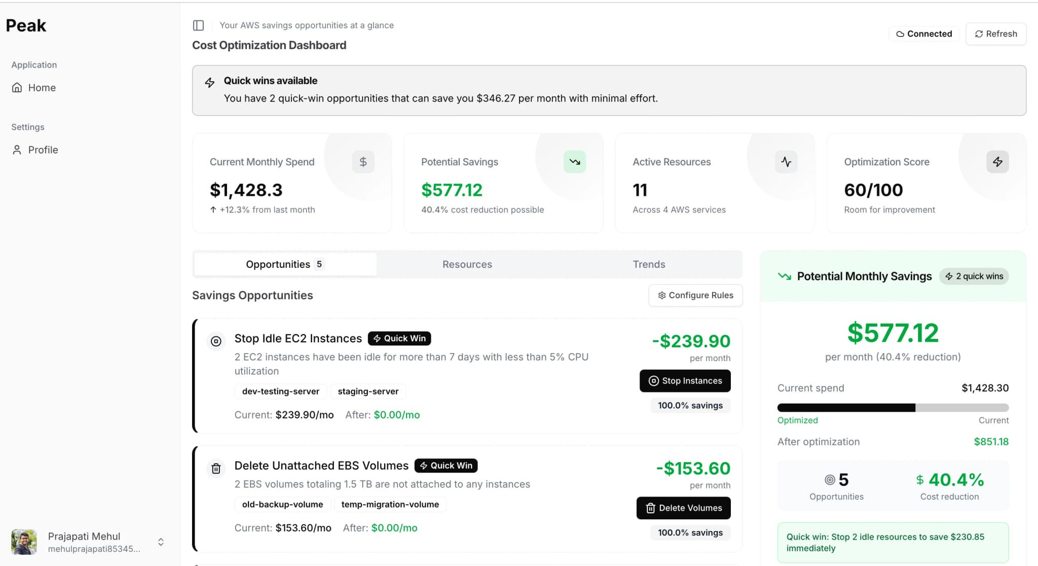 Peak AI Architecture Diagram